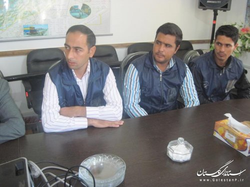 جلسه ماموران سرشماری با فرماندار مراوه تپه