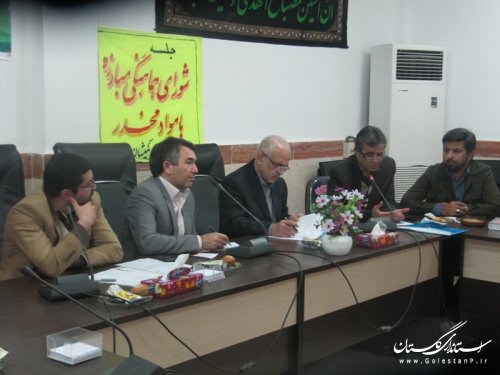 جلسه شورای هماهنگی مبارزه با مواد مخدر شهرستان گمیشان تشکیل شد
