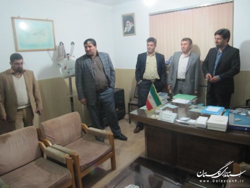 بازدید مدیرکل اداری ومالی استانداری گلستان از فرمانداری گمیشان