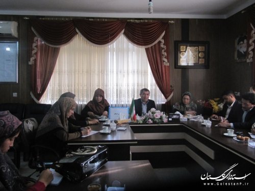 برگزاری دومین جلسه گروه کاری اشتغال بانوان شهرستان گمیشان