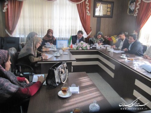 برگزاری دومین جلسه گروه کاری اشتغال بانوان شهرستان گمیشان