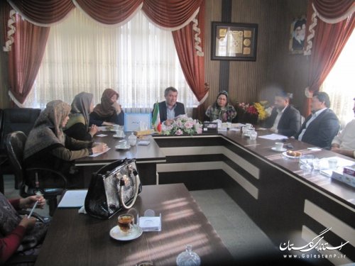 برگزاری دومین جلسه گروه کاری اشتغال بانوان شهرستان گمیشان