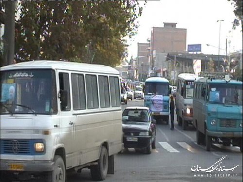 اعزام کاروان های مردمی برای استقبال از رئیس جمهوربه گرگان