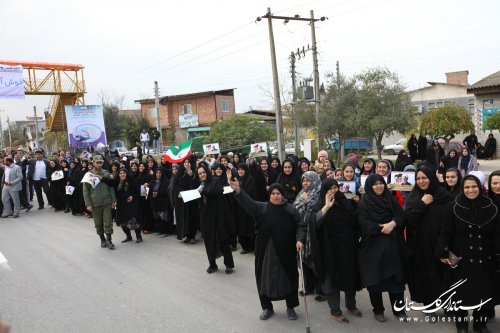 استقبال با شکوه گلستانی ها از رییس دولت تدبیر و امید