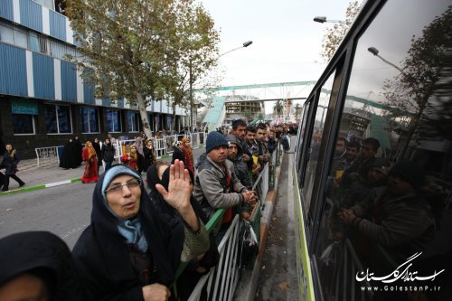 استقبال با شکوه گلستانی ها از رییس دولت تدبیر و امید