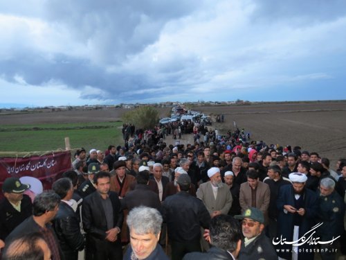 دیدار رییس جمهور با مردم روستای دوگونچی شهرستان آق قلا