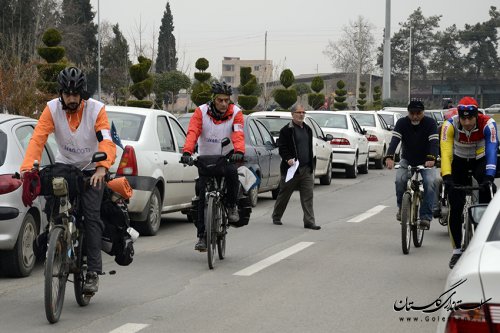 استقبال از رکاب زنان "پیک محیط زیست"