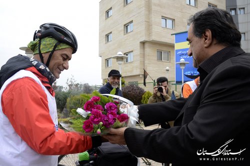 استقبال از رکاب زنان "پیک محیط زیست"