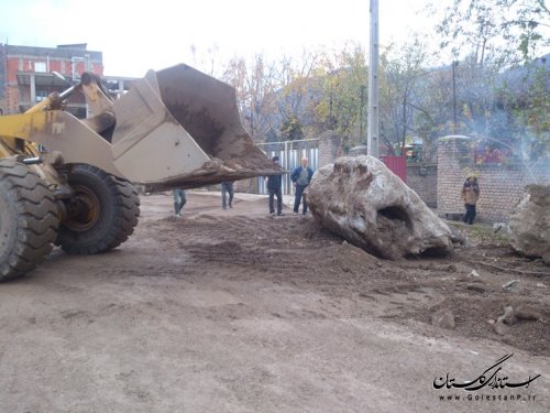 اجرای فاز اول طرح هادی روستای محمدآباد کتول