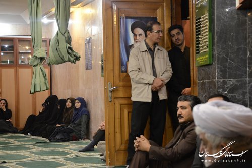مراسم عزاداری و سوگواری رحلت نبی اکرم (ص) در استانداری گلستان برگزارشد