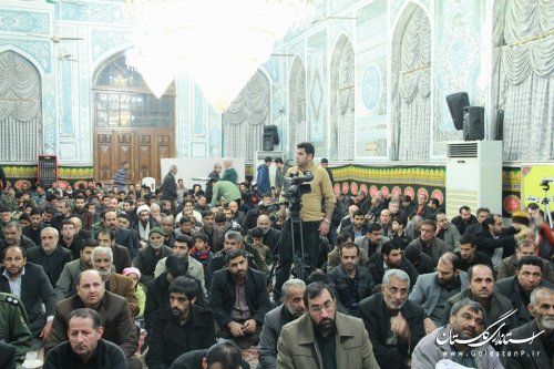 گزارش تصویری  یادواره سرداران و 1400شهید شهرستان گرگان