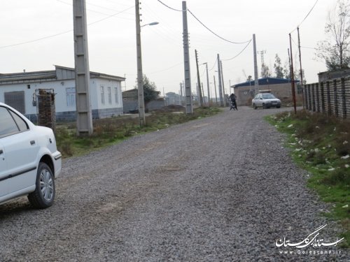 عملیات اجرایی طرح هادی در 5 روستای شهرستان آق قلا آغاز شد