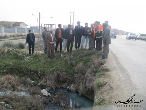 بازدید میدانی فرماندار گمیشان از روستای خواجه نفس