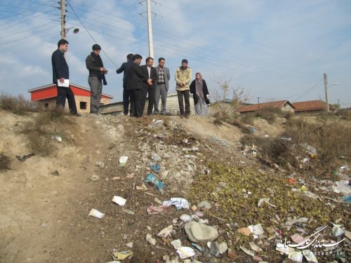 بازدید میدانی فرماندار گمیشان از روستای خواجه نفس