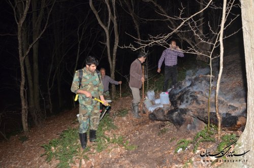 آتش سوزی جنگل بندرگز مهار شد