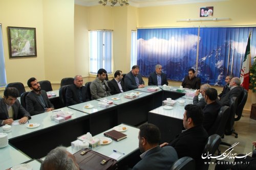 اعضای اتحادیه انجمن های اسلامی استان با فرماندار گرگان دیدار کردند
