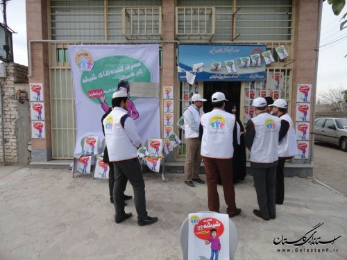 بازدید مدیر کل بهزیستی از طرح  کارزار رسانه ای پیشگیری از مصرف شیشه مراوه تپه