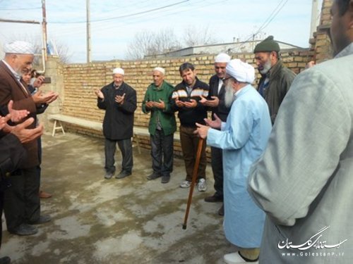 تجمع مردم روستای نارکلاته در اعتراض به هتک حرمت پیامبر اکرم (ص)