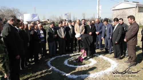 کلنگ احداث کلینیک تخصصی نوکنده به زمین زده شد