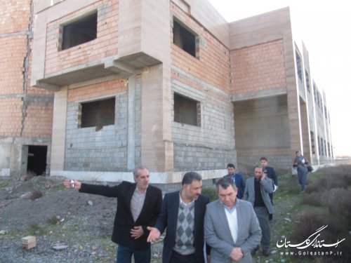 آخرین وضعیت پروژه های عمرانی قابل افتتاح در دهه فجر شهرستان گمیشان بررسی شد