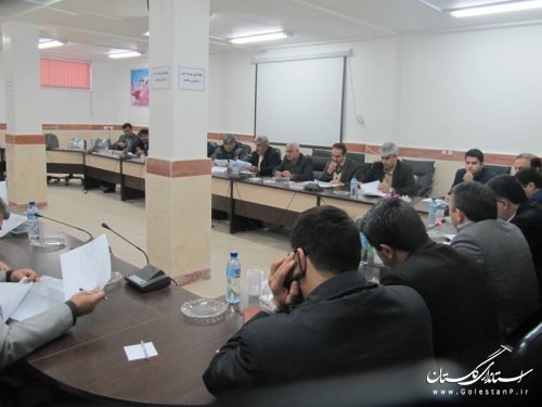 آخرین وضعیت پروژه های عمرانی قابل افتتاح در دهه فجر شهرستان گمیشان بررسی شد