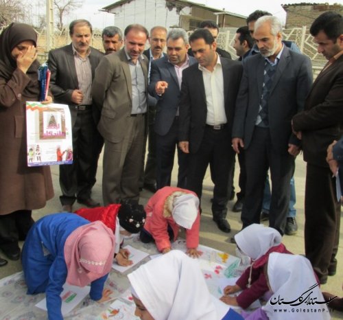 حضور مدیر کل امور روستایی در جشن دهه فجر روستای کفشگیری