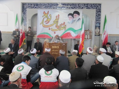 جشن انقلاب با حضورحضرت آیت الله نورمفیدی در مسجد نور سیمین شهر برگزار شد