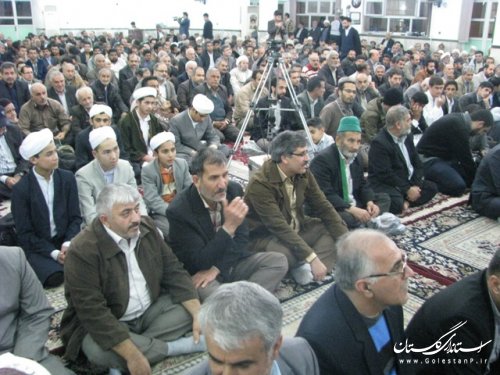 برگزاری جشن انقلاب در علی آباد کتول با حضور آیت الله نور مفیدی 