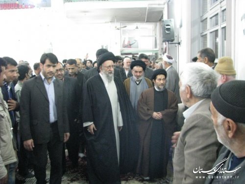 برگزاری جشن انقلاب در علی آباد کتول با حضور آیت الله نور مفیدی 
