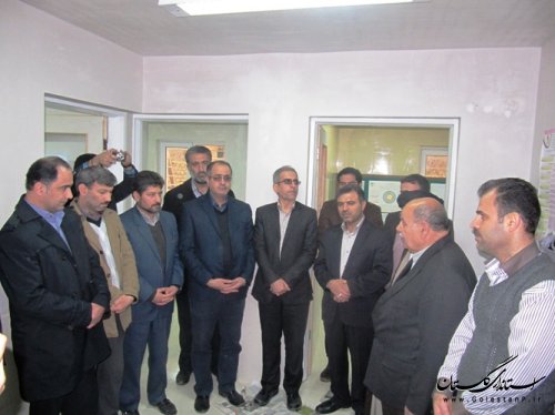 افتتاح خانه بهداشت دنگلان با حضور فرماندار کردکوی