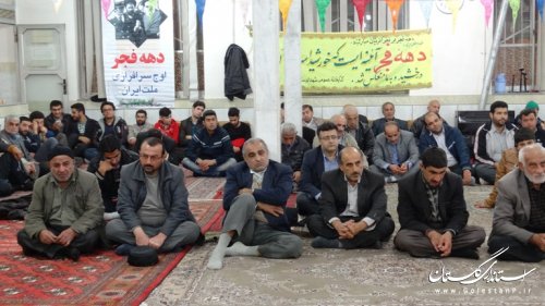 جشن پیروزی انقلاب اسلامی در روستای سالیکنده برگزار شد 