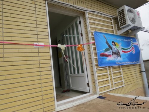 افتتاح 4 خانه بهداشت روستایی در بخش مرکزی آق قلا