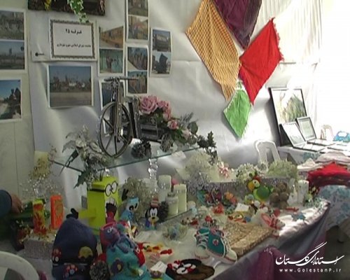 افتتاح نمایشگاه توانمندی های بانوان در گنبد کاووس