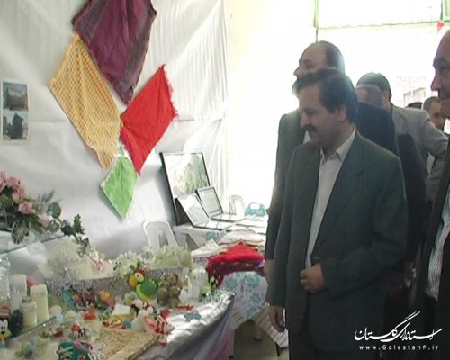 افتتاح نمایشگاه توانمندی های بانوان در گنبد کاووس