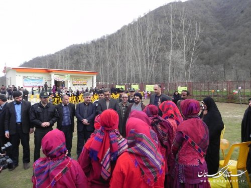 افتتاح مدرسه 3 کلاسه روستای معرکه محله مینودشت با حضور فرماندار