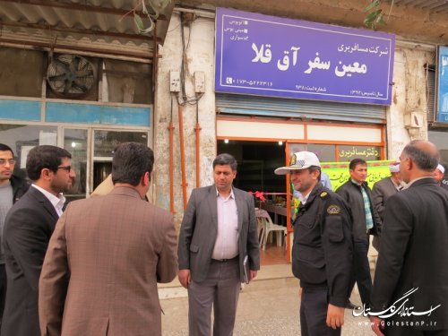 دومین شرکت مسافربری سواری عمومی شهرستان آق قلا افتتاح شد