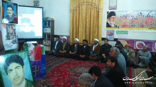 یادواره 6 شهید روستای چهارمازو و کاظم خوجه شهرستان کلاله برگزار شد