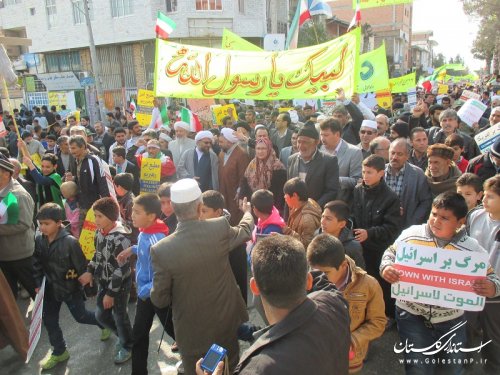 گزارش تصویری از حضور گسترده مردم بندرترکمن در راهپیمایی 22 بهمن