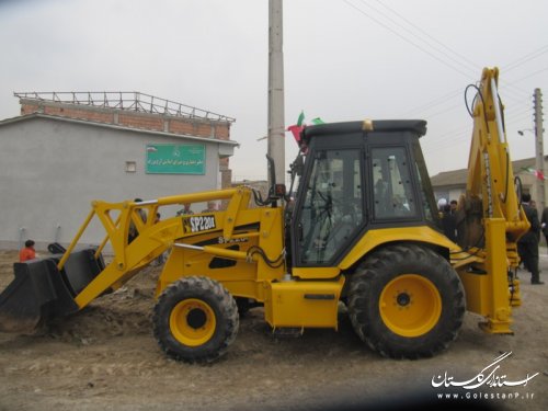 ساختمان دهیاری روستای آرخ بزرگ شهرستان گمیشان افتتاح شد