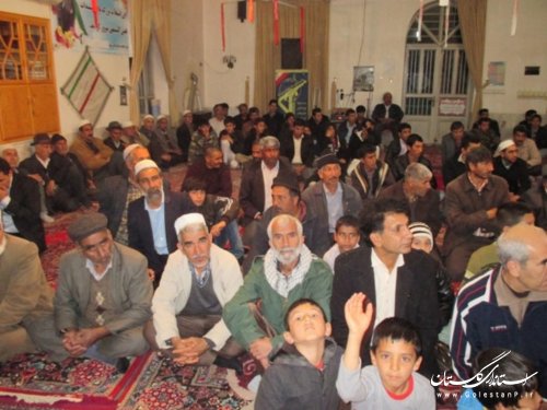 یادواره شهدای اهل سنت نگین شهر برگزار شد