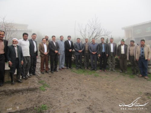 بازدید فرماندار کلاله از مناطق روستایی شرق شهرستان