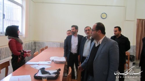 بازدید فرماندارعلی آباد کتول ازادرات شهرستان