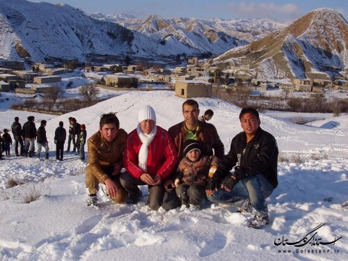 برف روستای گوگ دره را سفیدپوش کرد