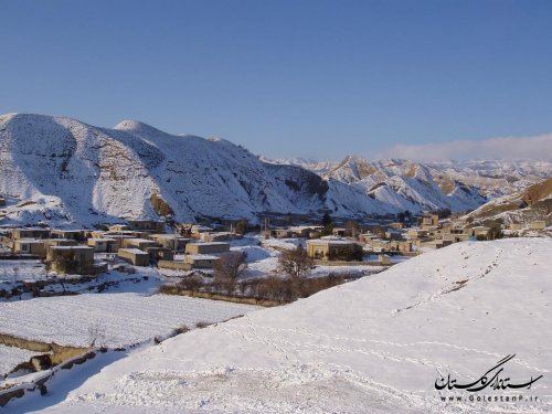 برف روستای گوگ دره را سفیدپوش کرد