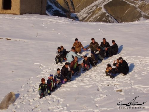 برف روستای گوگ دره را سفیدپوش کرد