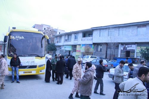 اعزام کاروان راهیان نور شهرستان گرگان به مناطق عملیاتی جنوب