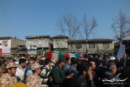 2 شهیدگمنام به مهمانی علی آبادی ها آمدند