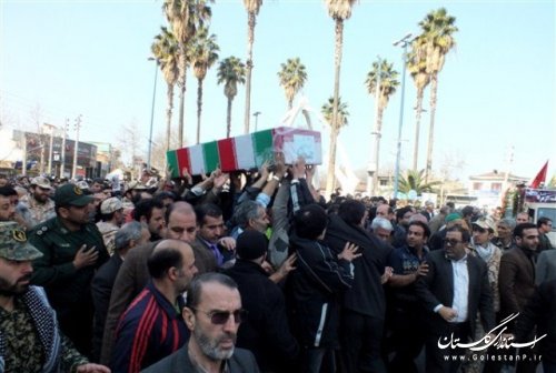 2 شهیدگمنام به مهمانی علی آبادی ها آمدند