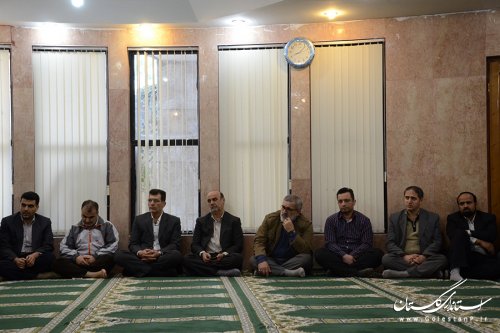 مراسم شهادت حضرت فاطمه زهرا (س) در استانداری گلستان برگزار شد