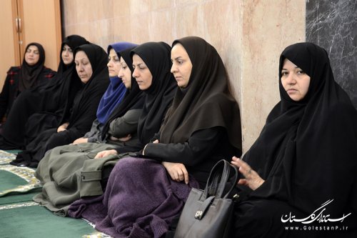 مراسم شهادت حضرت فاطمه زهرا (س) در استانداری گلستان برگزار شد